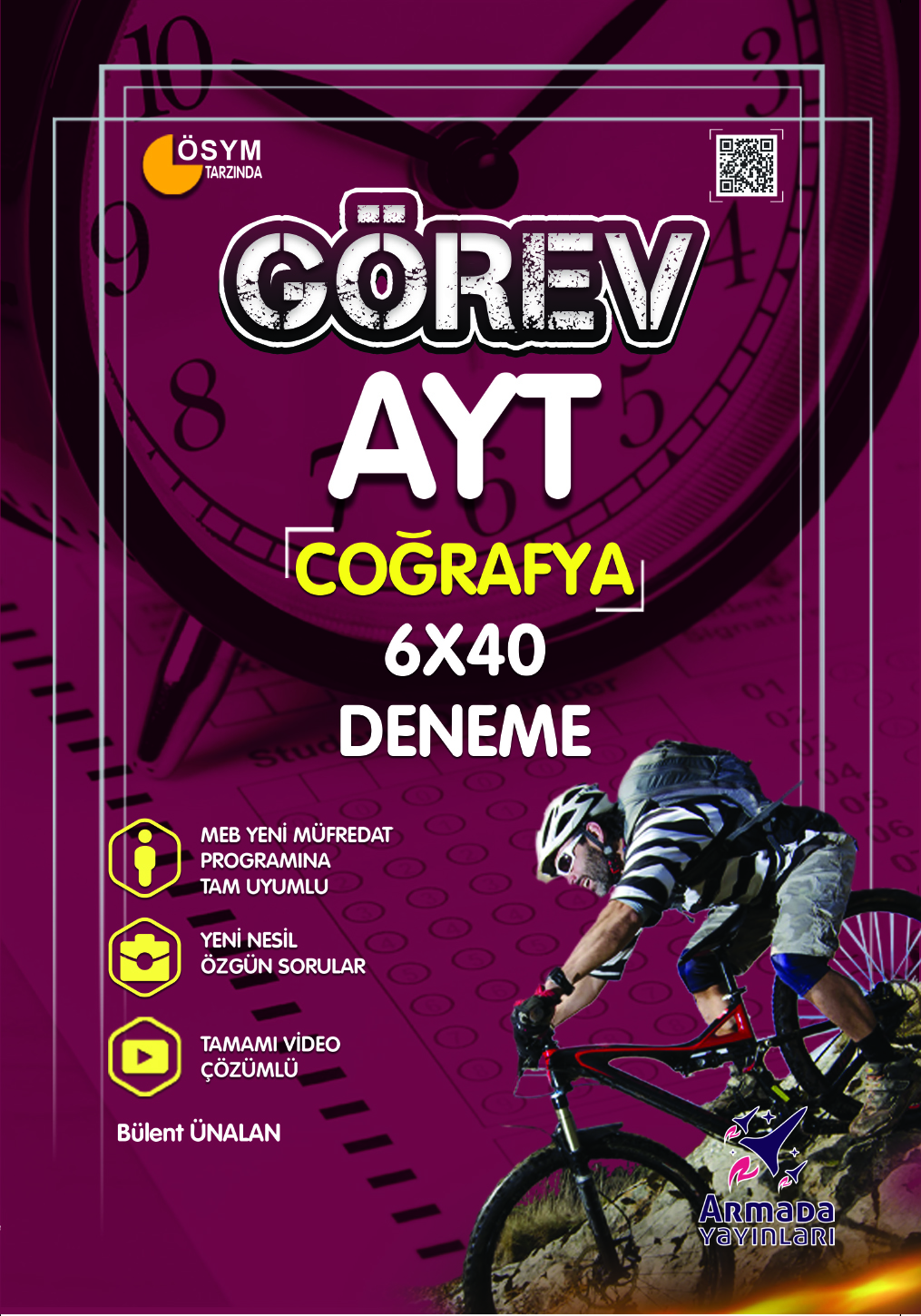 AYT COĞRAFYA DENEMELERI 6x40 kapak görseli